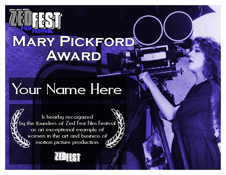 Zed Fest Mary Pickford Award